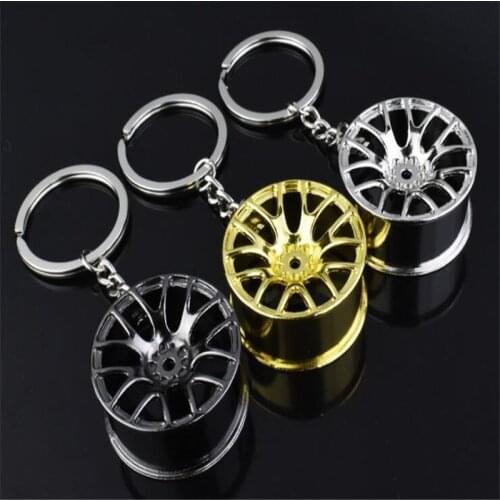 Wheel Rim Key chain metal Keychain Car Key Chain Key Ring wheel hub Key ring B133
