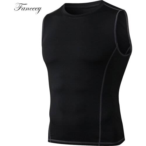 Fanceey Sweat Mens Tank Top Quick Dry Slim Fit Sleeveless T-shirt Bodybuilding Sport Fitness Running Vest Cycling Bicycle Vest