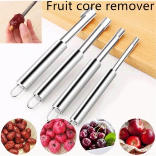 Stainless Steel Apple Corer Fruit Seed Core Remover Pear Apple Corer Seeder Slicer Knife Kitchen Gadgets Fruit & Vegetable Tools