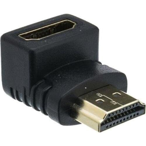 HDMI FEMALE to MALE INTERMEDIATE L TYPE 90 DEGREE POWERMASTER * SL-HH62 HEY