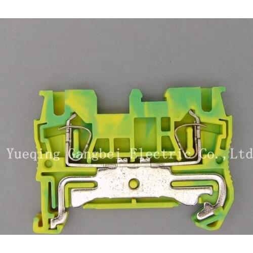 Spring the ground terminal of ST2.5-EP rapid grounding terminal to pull the ground terminal