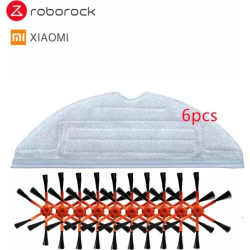 Xiaomi roborock t7s t7plus t7splus S7 robot vacuum cleaner vacuum mop cleaning cloth accessories 3 / 5 / 6 angle brush arm nylon