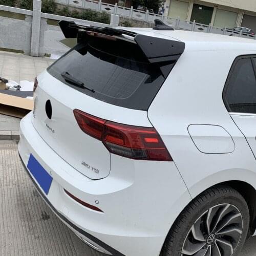 Roof Spoiler Type ZC ABS Plastic Rear Trunk Wing Accessories Tail Spoiler For VW Golf MK8 For Golf 8