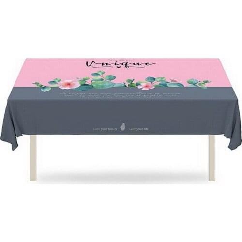 Nordic fresh table cloth ,style small fresh European ,Cotton Polyester Tablecloths Home Table Cover Dinning Decoration