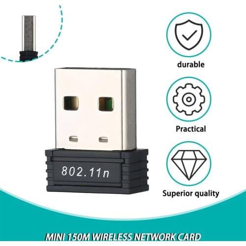150M Mini USB Network Card WiFi Wireless Adapter 802.11n Wireless Wifi Receiver VSH-MT7601