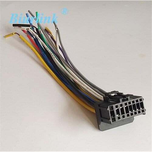 2Pcs Car ISO Harness Radio Wire Adapter Wiring Connector Power Cable for Pioneer AVH-100 AVH200BT