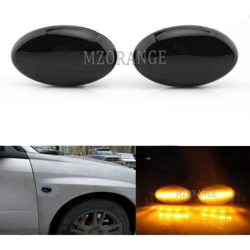 2Pcs Led Side Marker Turn Signal Lights Sequential Blinker Lamps For Subaru Impreza WRX STI 02-07 for Forester 01-05 for Liberty