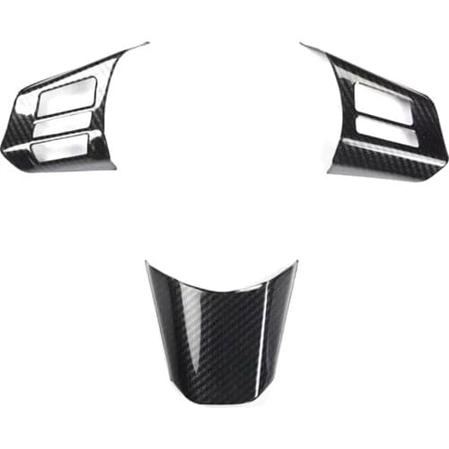 3Pcs/set Car Steering Wheel Switch Decoration Frame Cover Stickers For Subaru Outback 2010 2011 2012 2013 2014 Car Styling