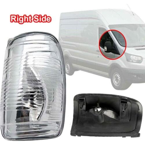 Car Rear View Mirror Indicating Flash for Ford Transit MK8 2014-2019 Door Wing Mirror Indicator Lens Lamp Auto Accessories