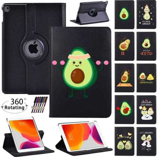 360 Rotating for Apple IPad Mini 1 2 3 4 5Gen/iPad 2 3 4 5 6 7 8 Gen Cover Tablet Pu Leather Automatic Sleep Wake Case + Pen