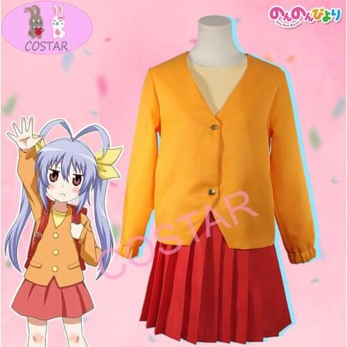 COSTAR Anime Non Non Biyori Nyanpasu Miyauchi Renge Cosplay Costume Full Set Women Girls Outfit
