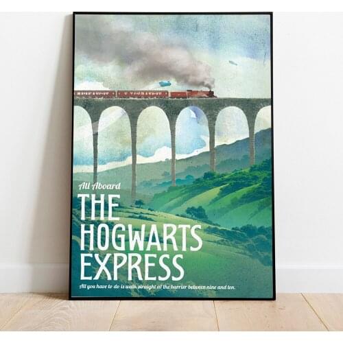 Bridge Scenery Landscape Decorative Painting Wall Poster Artistic Picture For Living Room Bedroom Dining Room Home Decor