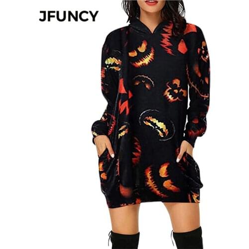 JFUNCY Womens Hoodies Dresses