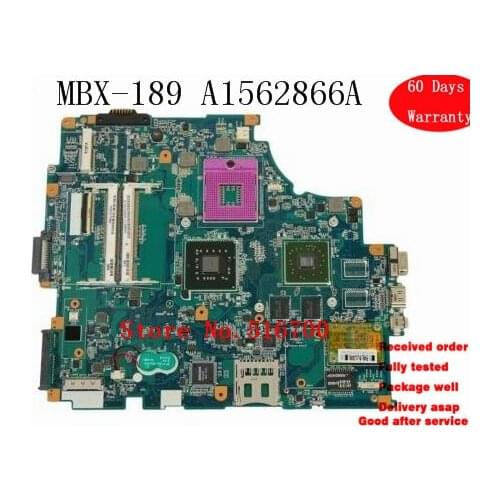 MB For Sony Vaio VGN-FW11 VGN-FW11ER VGN-FW11MR VGN-FW11S VGN-FW11SR Main Board Motherboard M760 MBX-189 Socket P A1562866A