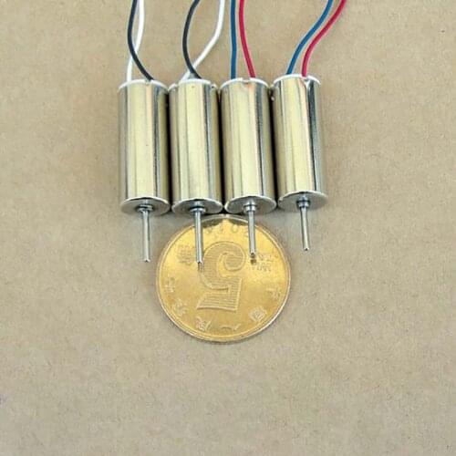 8*20mm Coreless Motor Super high speed DC 3.7V 43800RPM Hollow cup High Torque Micro 820 Motor for RC helicopter aircraft DIY