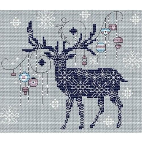 MM Mouse avatar Counted Cross Stitch Kit Cross stitch RS cotton with cross stitch New years deer