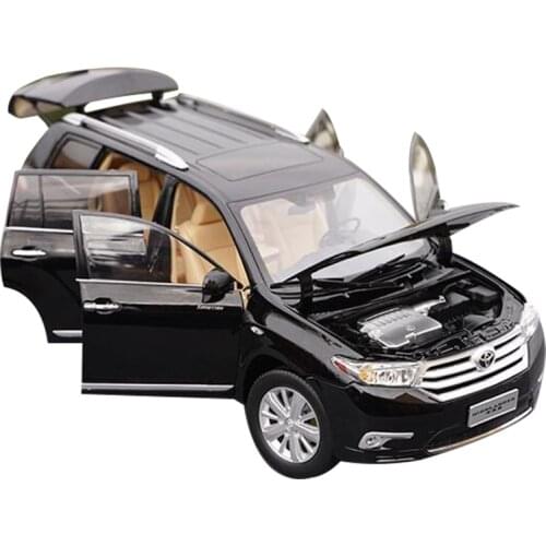 New Original Factory White/black 1:18 Gac Toyota Highland 2012 Diecast Car Model for Gift, Collection