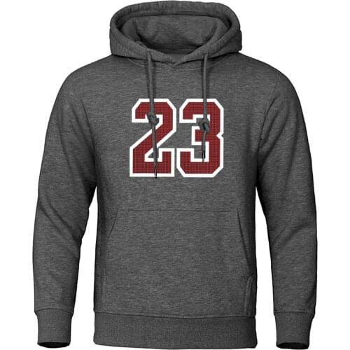 2021 New Printed Sweatshirt 23 Street Dance Streetwear Men And Women Spring And Autumn Casual Mens Pocket Hoodie S-XXXL