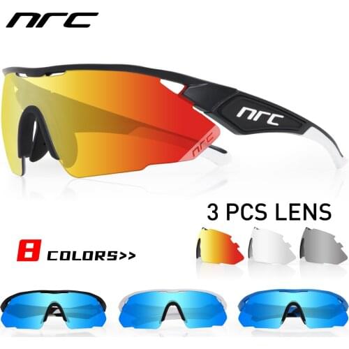 Brand NRC Outdoor Sports Cycling Glasses Mountain Bike Cycling Goggles UV400 Photochromic Men Cycling Sunglasses Unisex Eyewear