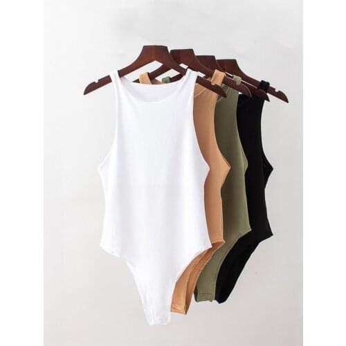 Wholesale 2021 Summer New Three-color Baita one-piece Slim Sexy Sleeveless Retro Womens Top Triangle Jumpsuit кроп топ trf