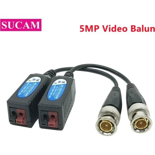 10 Pairs 5MP CCTV Camera System Passive Video Balun Twisted CCTV Transmitter for 2MP 5MP AHD CVI TVI CVBS Cameras