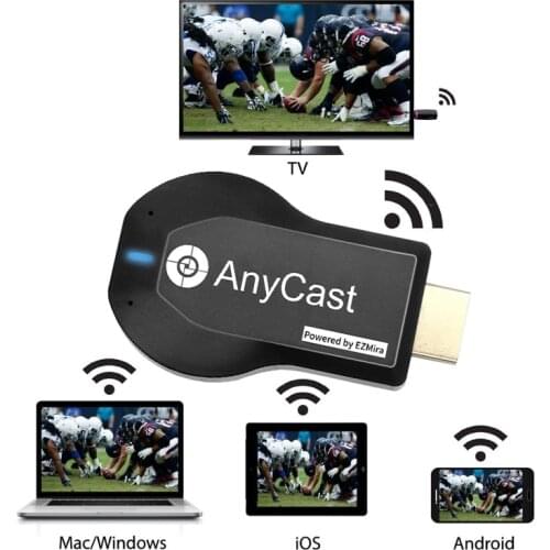 M2 Plus TV stick Wifi Display Receiver For Anycast DLNA Miracast Airplay Mirror Screen HDMI-compatible Android IOS TV Dongle