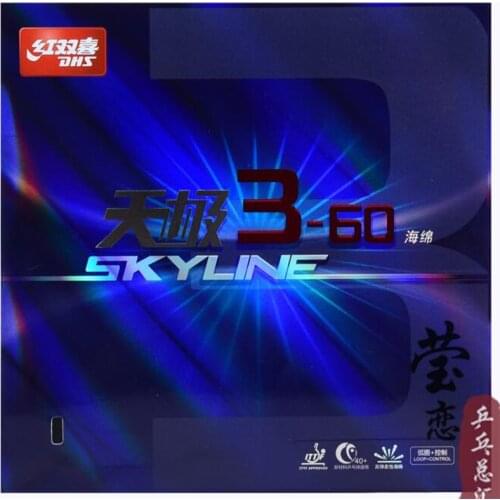 Original DHS skyline 3-60 tg 3-60 pimples in table tennis rubber table tennis rackets with high elastic sponge racquet sports