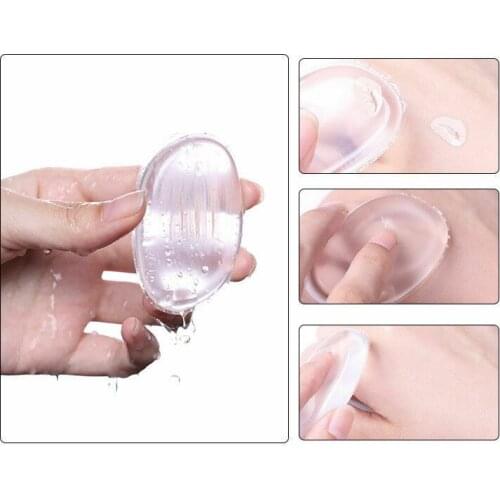 Silisponge Silicone Gel Makeup Cosmetic Powder Puff Foundation BB Cream Sponge