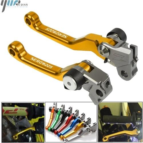 Motorcycle Foldable Brake Clutch Levers For YAMAHA SEROW 225 SEROW225 1986-2015 1987 1988 1989 1990 1991 92 Dirt Bike Motocross