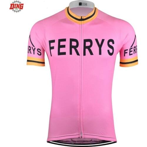Cycling jersey Men Short sleeve Breathable Bike wear team New pink cycling clothing pro brand top Mountain Bicycle clothes MTB