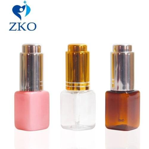 Factory Direct Supply Super Low Price 10ml 5pcs/lot squares Multicolor Pressure Dropper Bottle