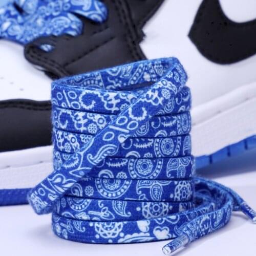 1 Pair Cotton Shoelaces Fruit Flower Elements Colorful Shoe Laces Used For Sneakers Casual Shoes Flat Shoelace Does not fade