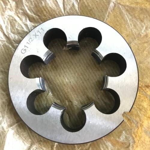 Free shipping of 1PC BSP Die G1-1/2"-11 pipe threading Dies threading Tools Lathe Model Engineer Thread Maker for water pipe
