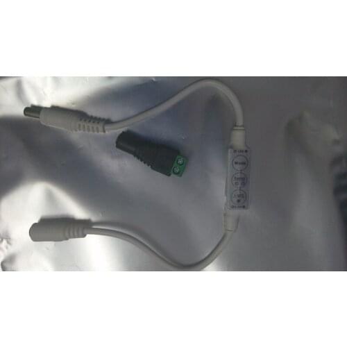 10pc/LOT 12V Ultra Slim Mini Portable Single Color LED StripTape Controller Dimmer g for 5050 3528 SMD Strip Light