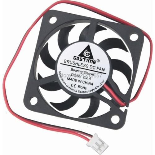20Pieces LOT Gdstime DC Ventilation Cooling Fan 5V 40mm 2Pin 4cm 40x7mm 4007