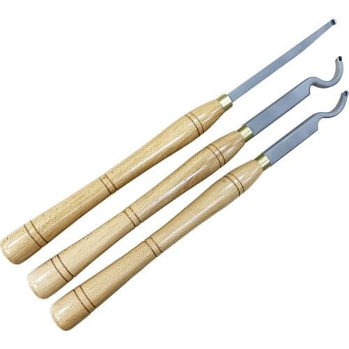 3PCS handheld chisel with replaceable carbide inserts hollowing Woodworking Turning Tool for Wood Lathe Chisel