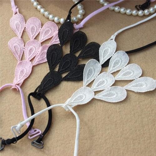 3pcs The shoulder straps of the ladies' bra are worn by back strapless sexy side Natural Color Anyongzu