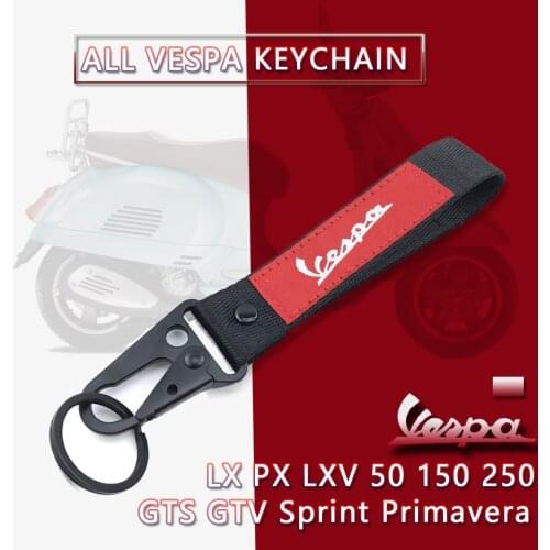 Key Chain Scooter For Vespa GTS LX LXV Sprint Primavera 50 125 250 300 GTS300 Piaggio Accessories KeyChain Ring Cover Keyring