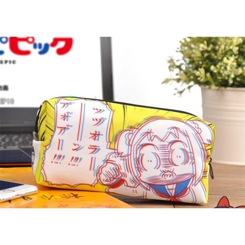 Anime POP TEAM EPIC Funny Pen Bag Cosplay Pipimi Popko Student Zipper Pencil Case Kids Gift Props Cartoon Gift Halloween