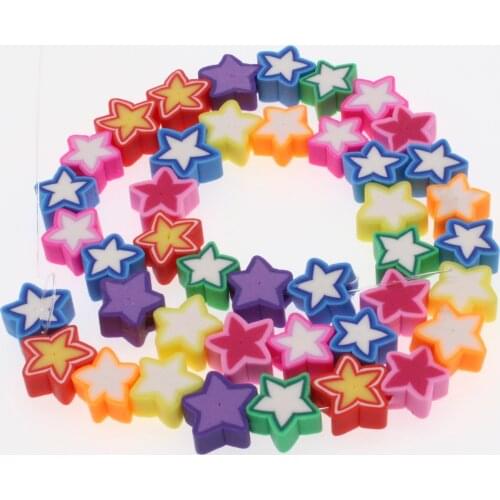 CHONGAI 100Pcs Multiple choices beads Fruit animal Flower Santa Claus Style Polymer Clay Spacer Beads DIY Necklace Accessories