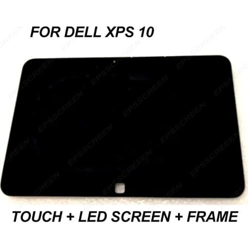 For Dell XPS 10 DP/N 0CV6P7 LCD Touch Screen Panel digitized frame bezel display assembly LP101WH4 SLA1