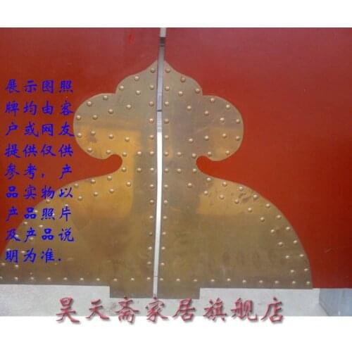 [Haotian vegetarian] copper door trim / antique copper decorative accessories / ancient copper fittings HTJ-017