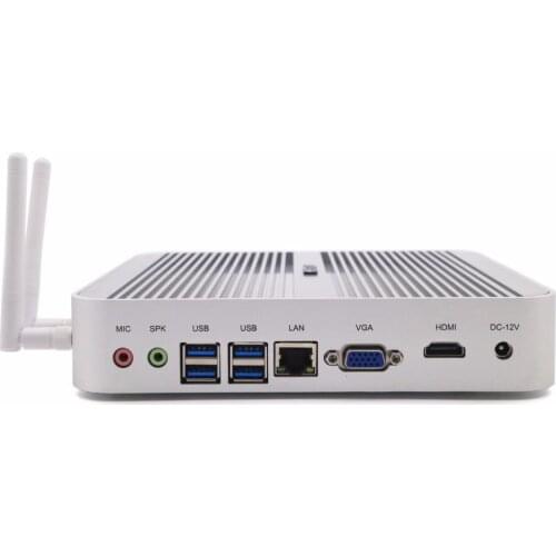 Hystou 3 Year Warranty PC Intel NUC i5 I3 I7 Fanless Mini PC Win/10 Micro Desktop Computer HDMI VGA 4k HTPC TV Box Small PC