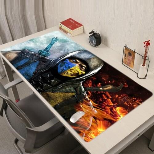 Mortal Kombat Mouse Pad Keyboard Xxl Desk Mat Anime Pc Gamer Complete Mause Gaming Carpet Kawaii Rug Pads Large Hot Cute Cabinet