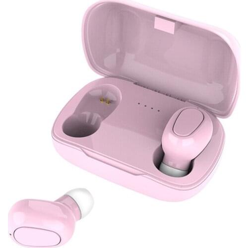L21 Mini Wireless Bluetooth-compatible Earphones Music Headphones Waterproof Sports Earbuds Headset Works all Smartphones