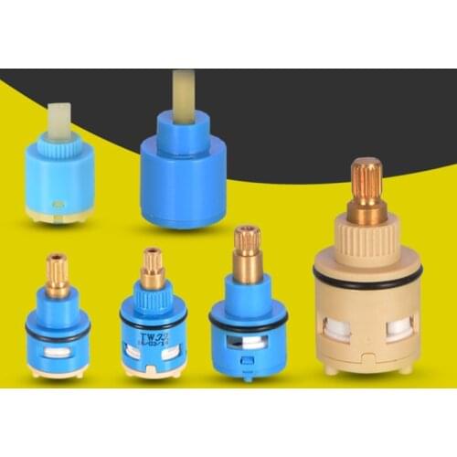 1 Pcs Brass ABS Shower Faucet Column Ceramic Disc Mixing Valve Shower Valve Bathroom Accessories