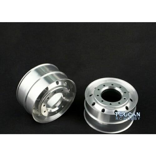 LESU Metal Wide Front Wheel Hub for DIY 1/16 RC Tractor Truck Dumper Flange Axle TH16694-SMT3