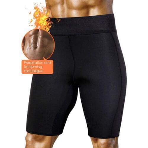 Mens Weight Loss Slimming Compression Short Pants Neoprene Gym Sport Leggings Shorts Sauna Hot Sweat Thermo Body Shaper Running