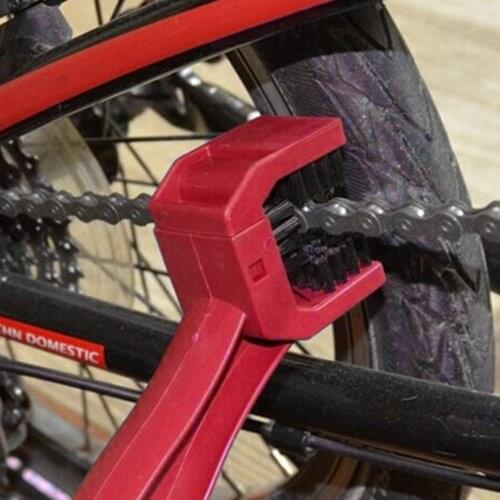 1pc Plastic Motorcycle Bicycle Chain Clean Brush Gear Grunge Brush MTB Mountain Bike Machine Washer Brush Cycling Clean Tools