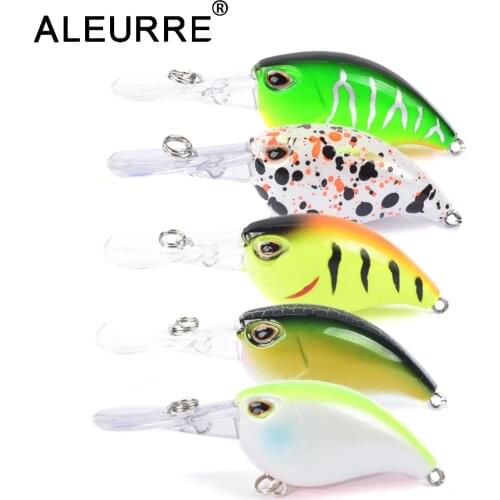 1Pcs Crankbait fishing Wobblers 5.1g 6cm artificial Crank Bait Bass Fishing Lure pike trolling pesca carp Fishing Tackle